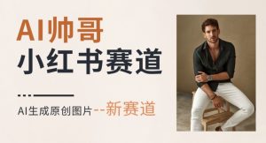 AI一键生成帅哥,新思路新赛道,涨粉迅速,轻松月入过万-搞薯条网