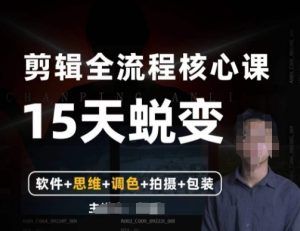 阿晖【全能剪辑高手训练营】剪辑+思维+调色+拍摄+包装(5合1)-搞薯条网