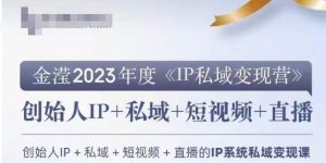 IP私域变现营，创业人做私域IP必参加的变现营-搞薯条网