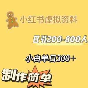 小红书动漫治愈图文的玩法,日引200-800人,小白单日变现300+-搞薯条网
