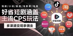 最新爆火好省短剧推广项目,轻松日入1000+,操作简单,人人可做-搞薯条网