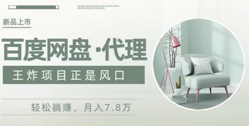 度盘代理，月入7w保姆级全方位教程 - 搞薯条网-搞薯条网