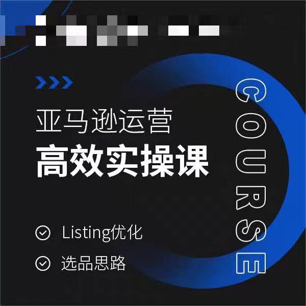 亚马逊运营高效实操课，Listing优化，选品思路-森森项目库