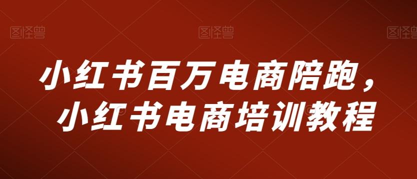 小红书百万电商陪跑，小红书电商培训教程 - 搞薯条网-搞薯条网