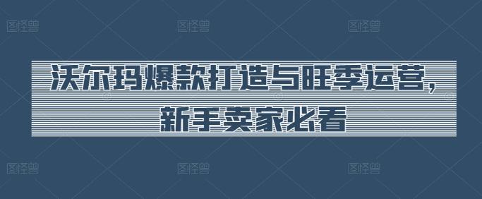 沃尔玛爆款打造与旺季运营，新手卖家必看 - 搞薯条网-搞薯条网
