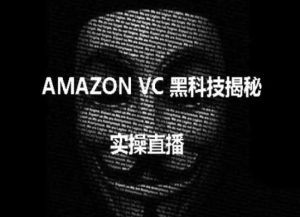 实操：AMAZON VC害人黑科技揭秘，跨境亚马逊教程-搞薯条网