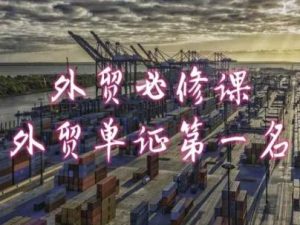 外贸必修课-外贸单证第一名-共勤外贸教程-搞薯条网