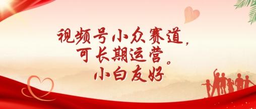 视频号小众赛道，可长期运营，小白友好【揭秘】 - 搞薯条网-搞薯条网