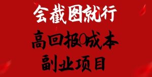 会截图就行,高回报0成本副业项目,卖离婚模板一天1.5k+【揭秘】-搞薯条网
