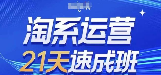 淘系运营21天速成班(更新24年6月)，0基础轻松搞定淘系运营，不做假把式 - 搞薯条网-搞薯条网