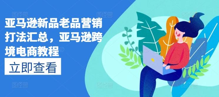亚马逊新品老品营销打法汇总，亚马逊跨境电商教程-森森项目库