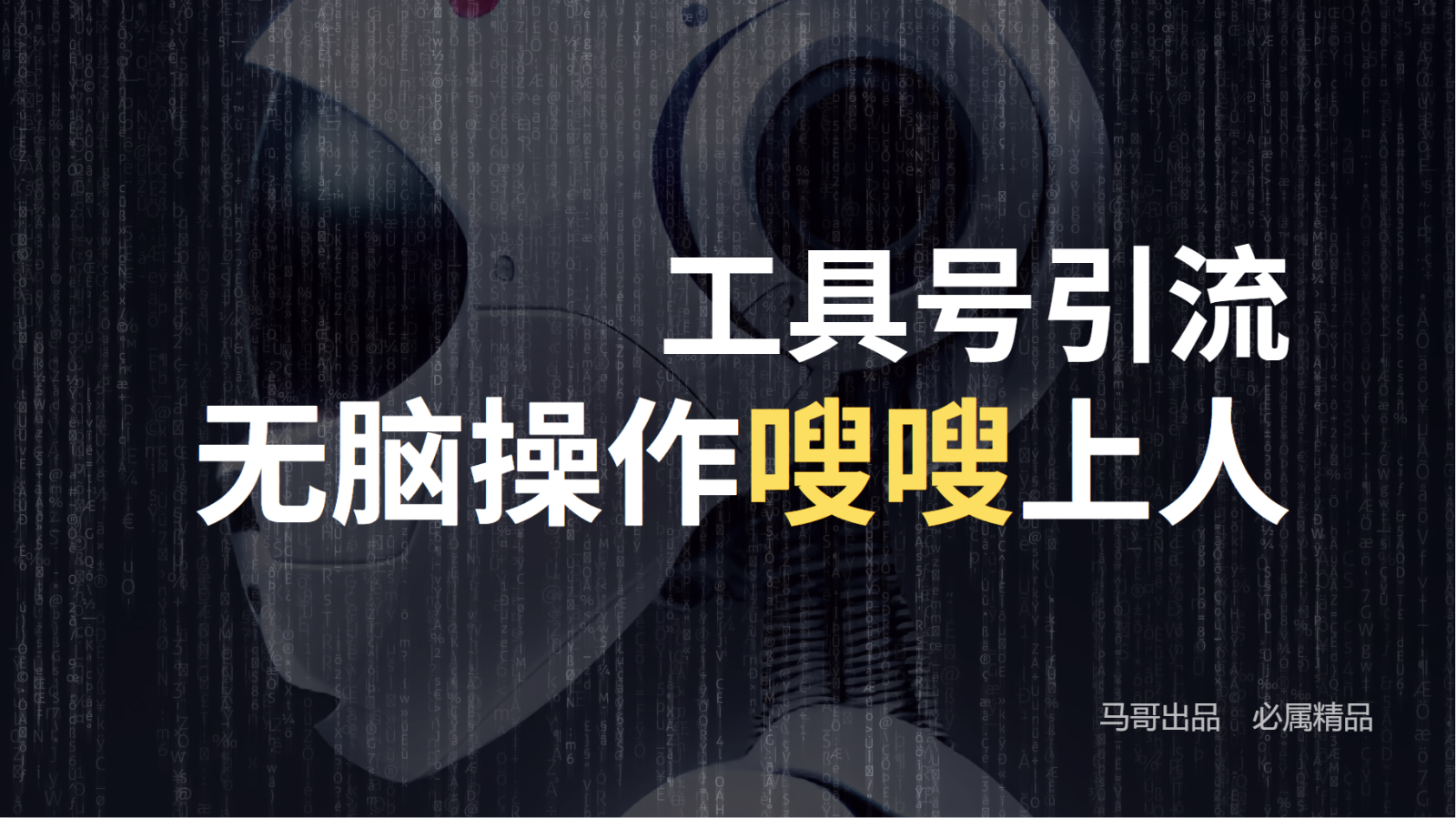 工具号高效引流法，嗖嗖上人，日引1000+，直接搬运，无脑操作 - 搞薯条网-搞薯条网