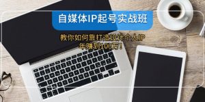 自媒体IP-起号实战班:教你如何靠打造设计个人IP,年赚到100万!-搞薯条网