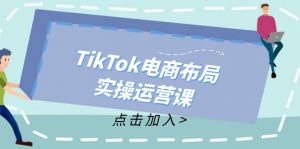 TikTok电商布局实操运营课：从新手到精通，成为TikTok带货运营高手-搞薯条网
