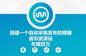 搭建一个自动采集发布的网创虚似资源站年赚百W【揭秘】-搞薯条网