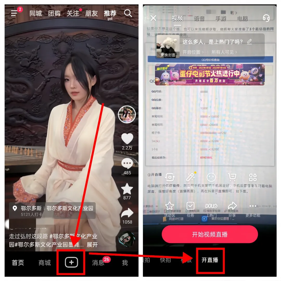 直播估值QQ号码项目，有人用这个方法，日入500+，他是怎么做到的？【附操作教程】-搞薯条网