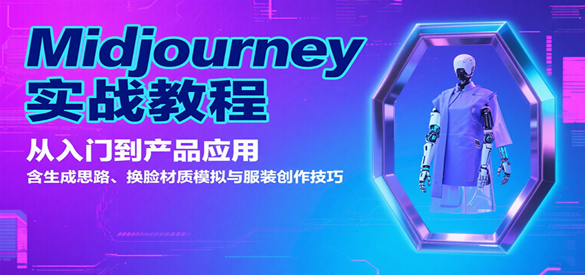 Midjourney实战教程：从入门到产品应用，含生成思路、换脸材质模拟与服装创作技巧 - 搞薯条网-搞薯条网