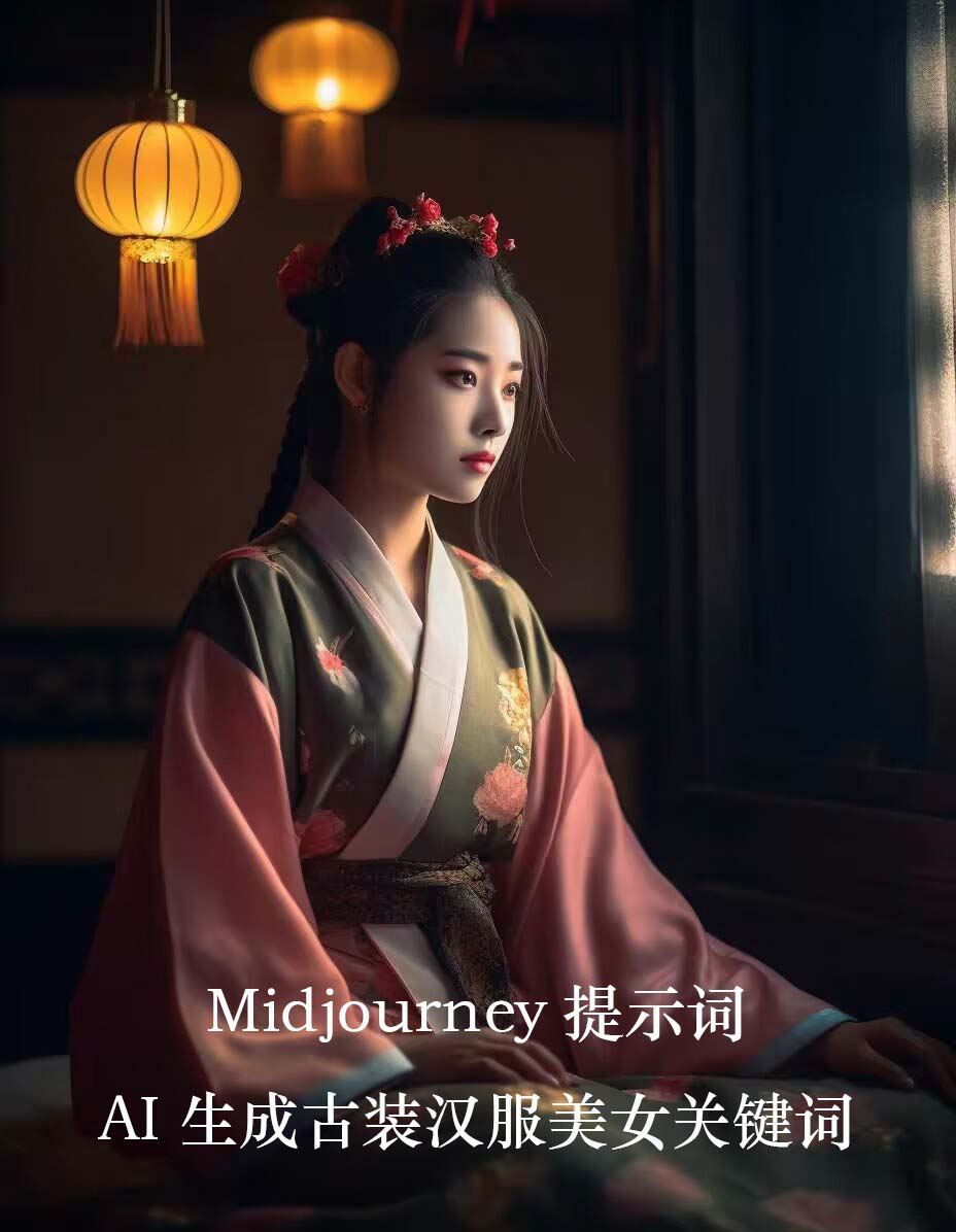 Midjourney关键词-AI生成中国风古装汉服美女人像提示关键词 - 搞薯条网-搞薯条网