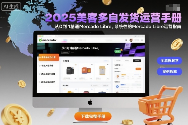 2025美客多自发货运营手册：从0到1精通Mercado Libre，系统性的Mercado Libre运营指南 - 搞薯条网-搞薯条网