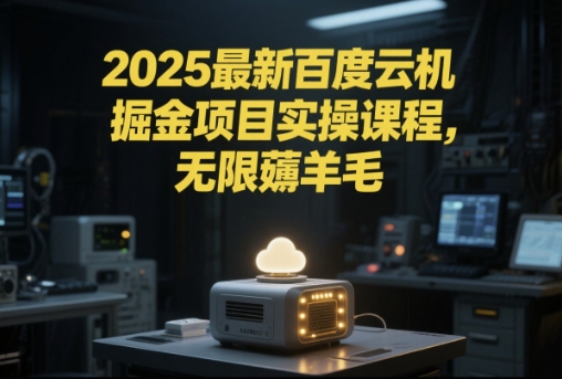 2025最新百度云机掘金项目实操课程单窗口保底5-10元月收益单窗口150+【揭秘】 - 搞薯条网-搞薯条网