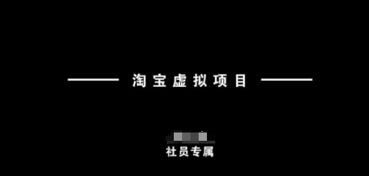 淘宝虚拟项目，从理论到实操，新手也能快速上手 - 搞薯条网-搞薯条网