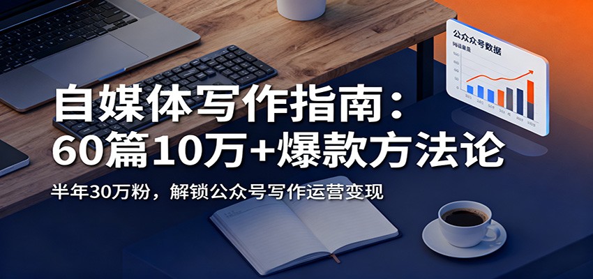自媒体写作指南：60篇10万+爆款方法论，半年30万粉，解锁公众号写作运营变现-搞薯条网