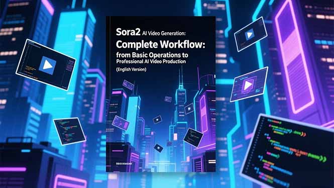Sora2 AI视频生成的系统教程(英文版-搞薯条网