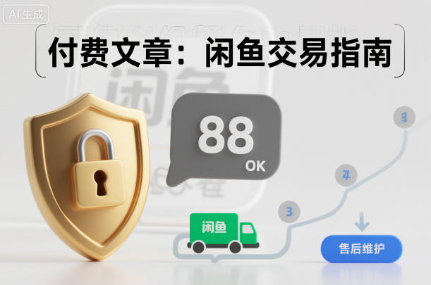 付费文章:闲鱼交易指南,怎么才能降低被坑被马扁的概率-搞薯条网