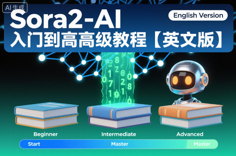Sora2-AI入门到高级教程【英文版】-搞薯条网