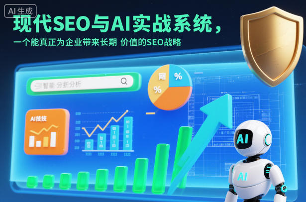 现代SEO与AI实战系统，一个能真正为企业带来长期价值的SEO战略(英语+中文字幕)-搞薯条网