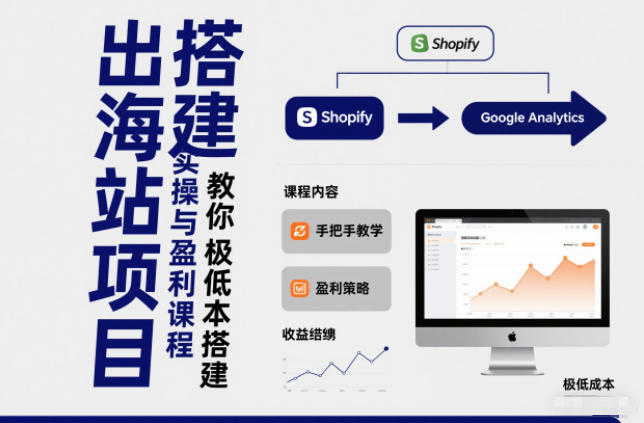 小淘出海站项目,搭建实操与盈利课程,手把手教你用极低成本搭建-搞薯条网
