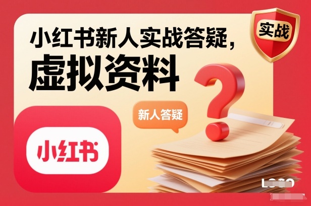小红书新人实战答疑,小红书虚拟资料项目实战答疑-搞薯条网