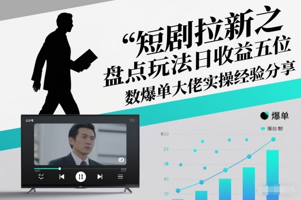 短剧拉新之盘点玩法日收益五位数爆单大佬实操经验分享-搞薯条网