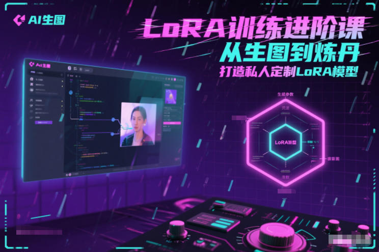 LoRA训练进阶课,从生图到炼丹,打造私人定制LoRA模型-搞薯条网