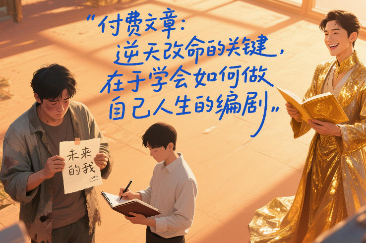 付费文章：逆天改命的关键，在于学会如何做自己人生的编剧-搞薯条网