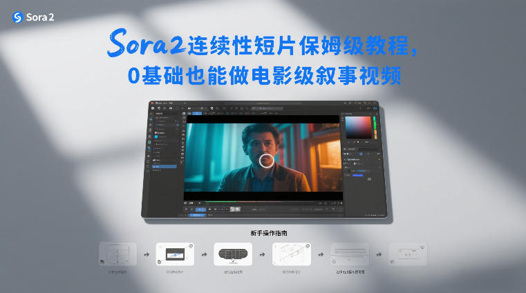 Sora2连续性短片保姆级教程，0基础也能做电影级叙事视频-搞薯条网