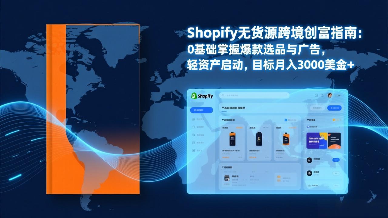 Shopify爆款打法实战：从选品到广告投放，复制爆款模型，驱动独立站月销售额破万刀-搞薯条网
