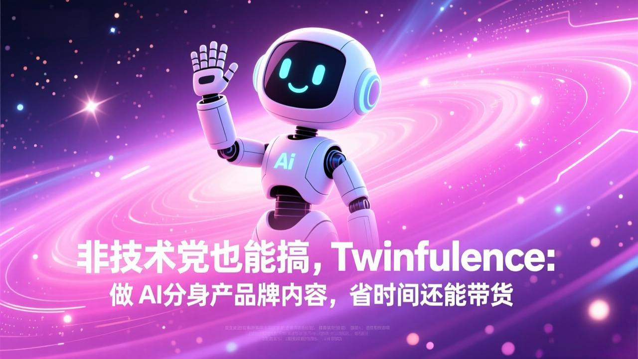 非技术党也能搞!Twinfluence:做 AI 分身产品牌内容,省时间还能带货-搞薯条网