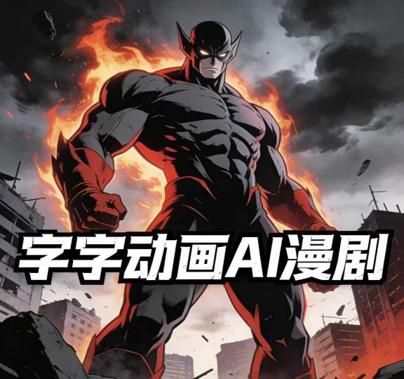 字字动画AI漫剧2026年第1期系统课程，小白看完就能学会实操的漫剧课，单人月收1-3W-搞薯条网