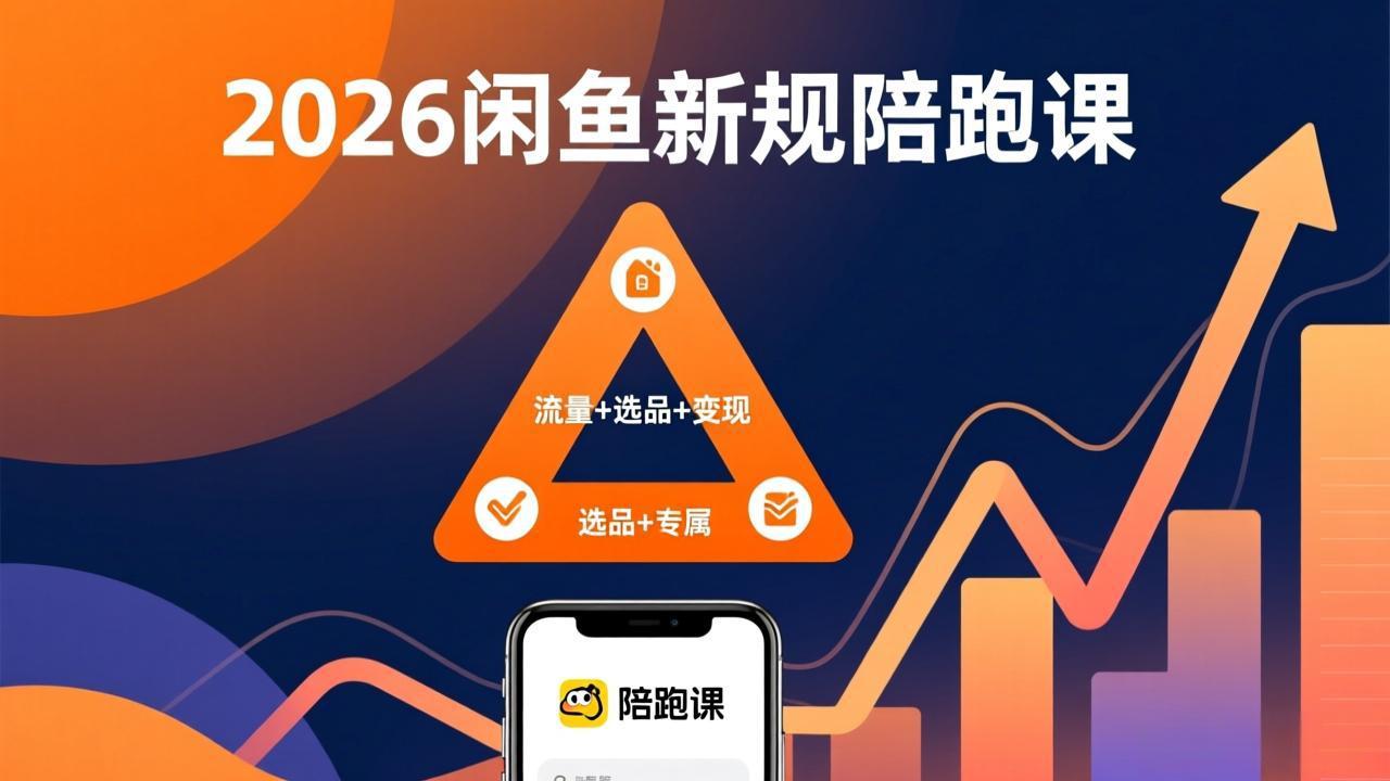 2026闲鱼高阶陪跑课全新上线，带你吃透新规玩转选品流量，从零搭建稳定变现盈利体系-搞薯条网