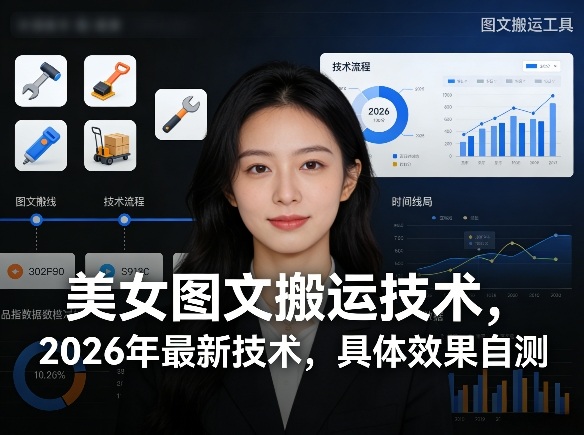 美女图文搬运技术，2026年最新技术，具体效果自测-搞薯条网