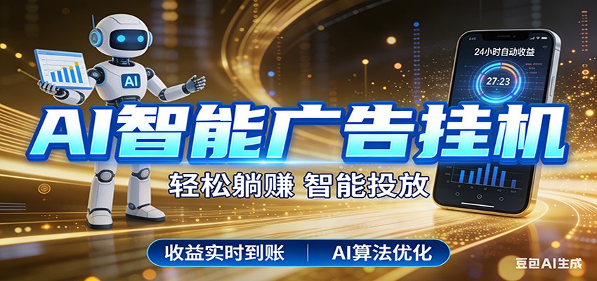 智能广告挂机新时代,利用碎片化时间实现稳定被动收益,AI帮你持续盈利-搞薯条网