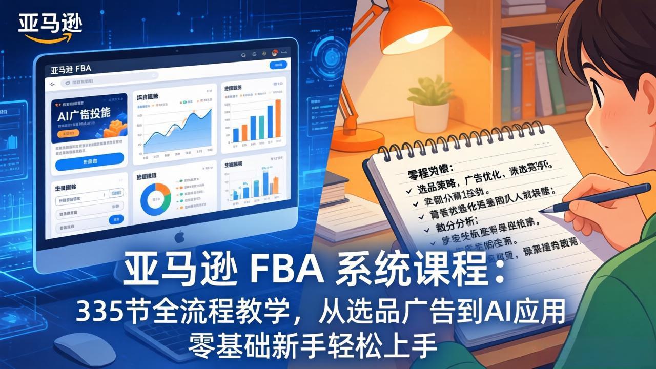 亚马逊 FBA 系统课程(更新26年3月-搞薯条网