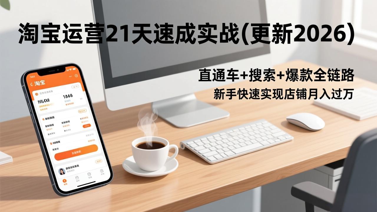 淘宝运营21天速成实战(更新3月-搞薯条网