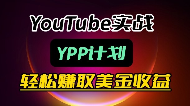 麦子甜带你玩转YouTube(YPP)：月入过1W实操课-搞薯条网