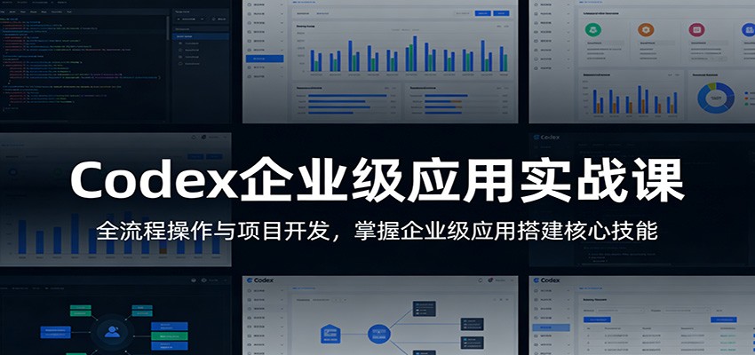 Codex企业级应用实战课：全流程操作与项目开发，掌握企业级应用搭建核心技能-搞薯条网
