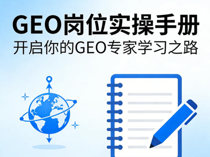 GEO岗位实操手册,开启你的GE0专家学习之路-搞薯条网
