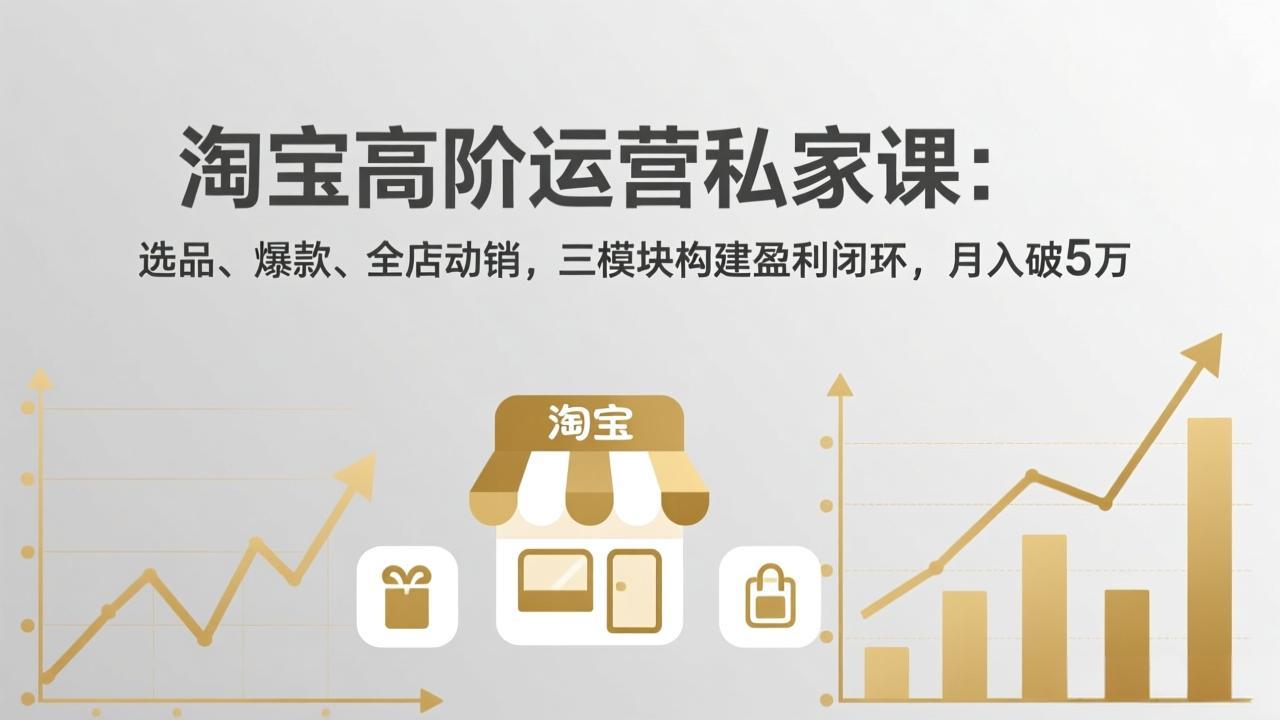 淘宝高阶运营私家课(更新26年4月-搞薯条网