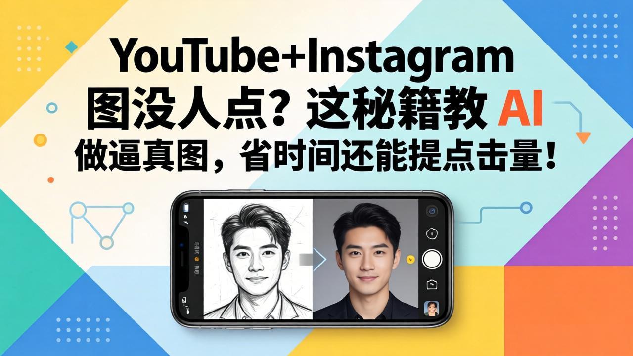 YouTube+Instagram图没人点？这秘籍教 AI 做逼真图，省时间还能提点击量-搞薯条网
