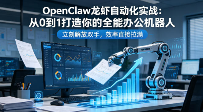 OpenClaw龙虾自动化实战：从0到1打造你的全能办公机器人，立刻解放双手，效率直接拉满-搞薯条网